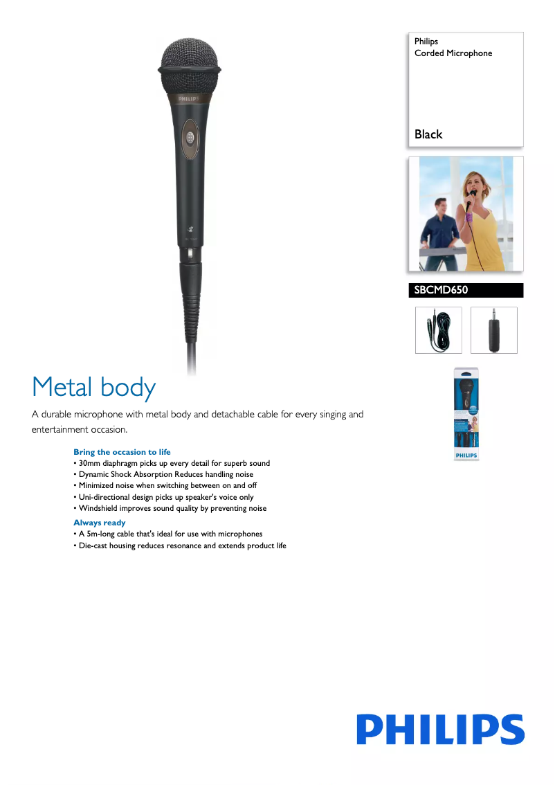 First page image of the manual for SBCMD650