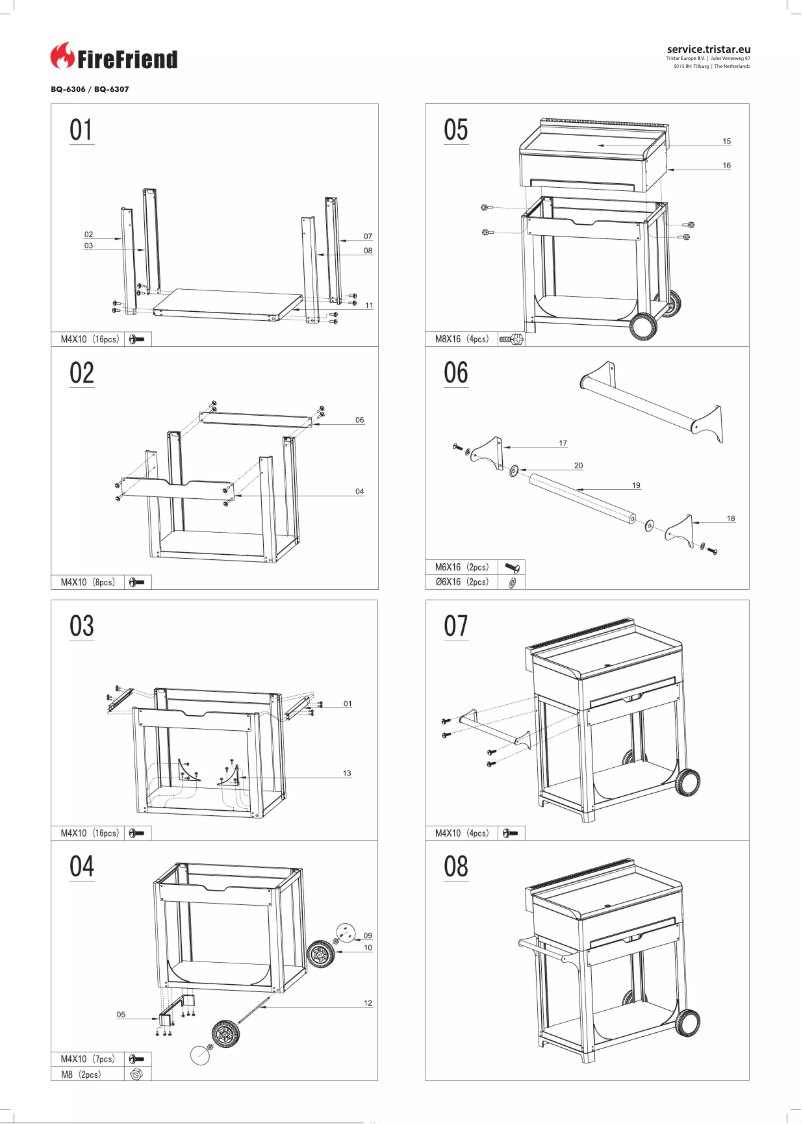 First page image of the manual for BQ-6307