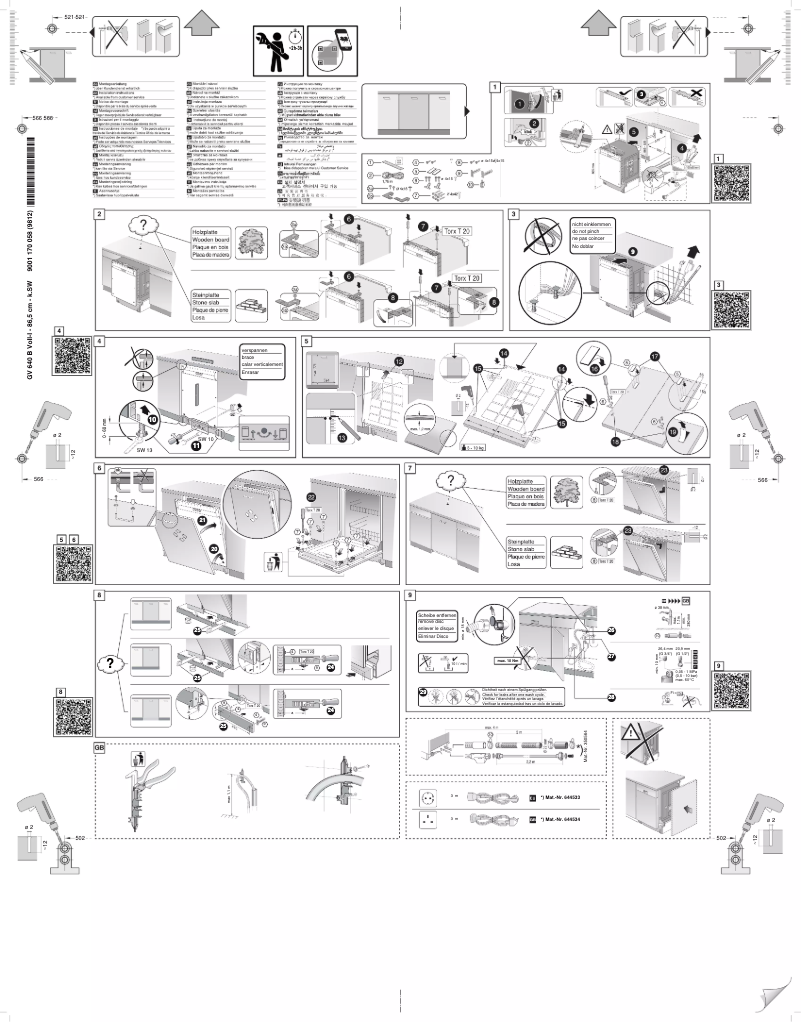 First page image of the manual for CG5B05V9