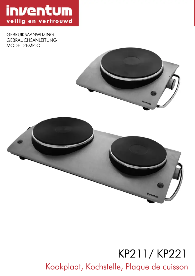 Page 1 of the manual User Manual Inventum KP221