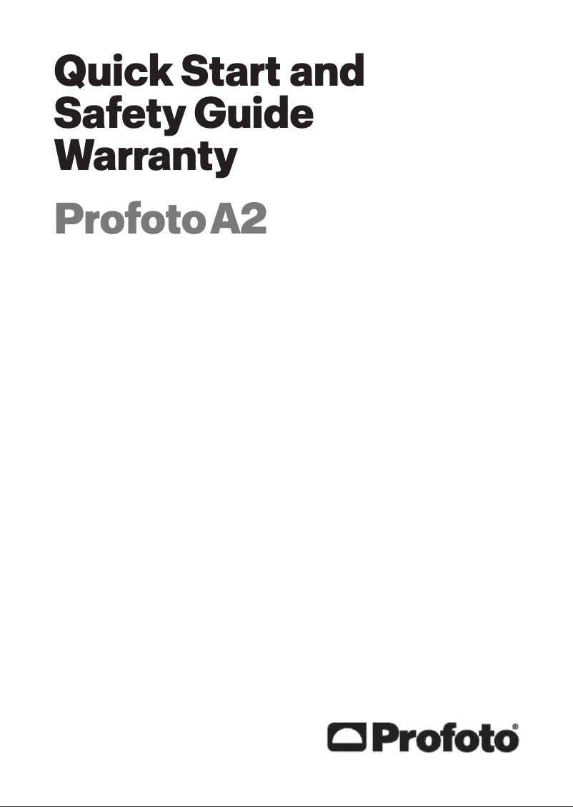 First page image of the manual for A2