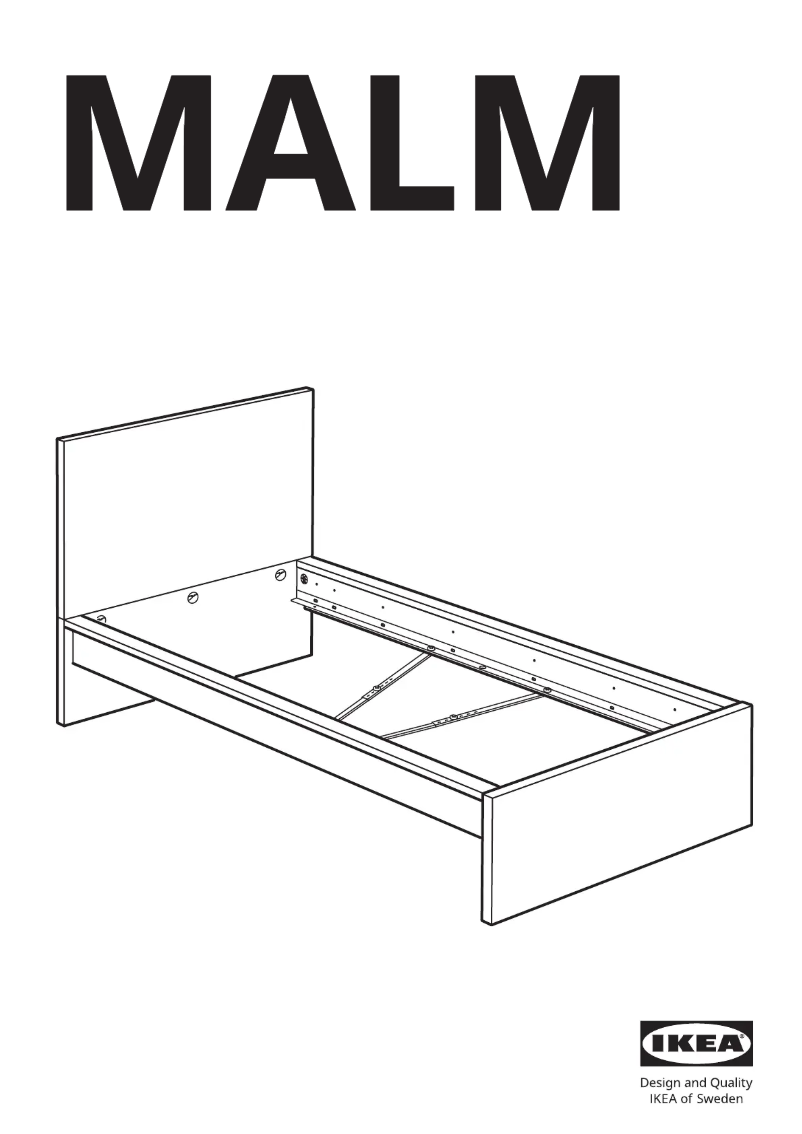 Page 1 of the manual User Manual Ikea MALM 102.494.96