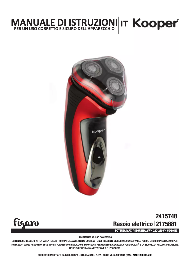 First page image of the manual for 2415748