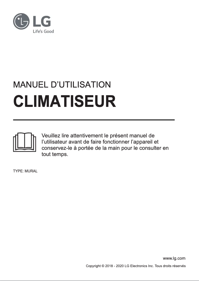 First page image of the manual for LSN363HLV