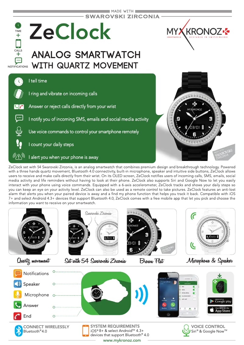 First page image of the manual for ZeClock