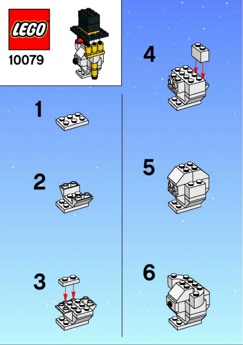 Page 1 of the manual User Manual Lego Snowman