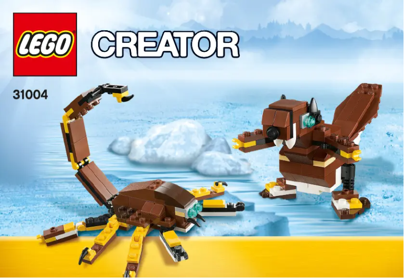 Page 1 of the manual User Manual Lego Creator 31004