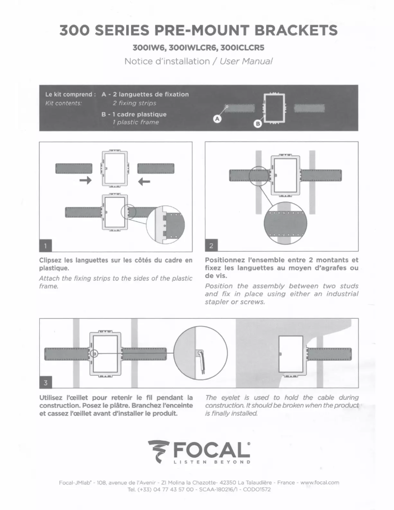 First page image of the manual for 3001W6
