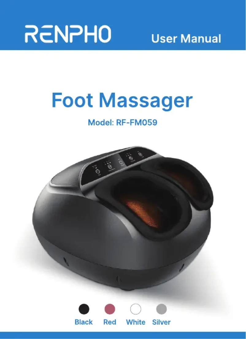 First page image of the manual for RF-FM059