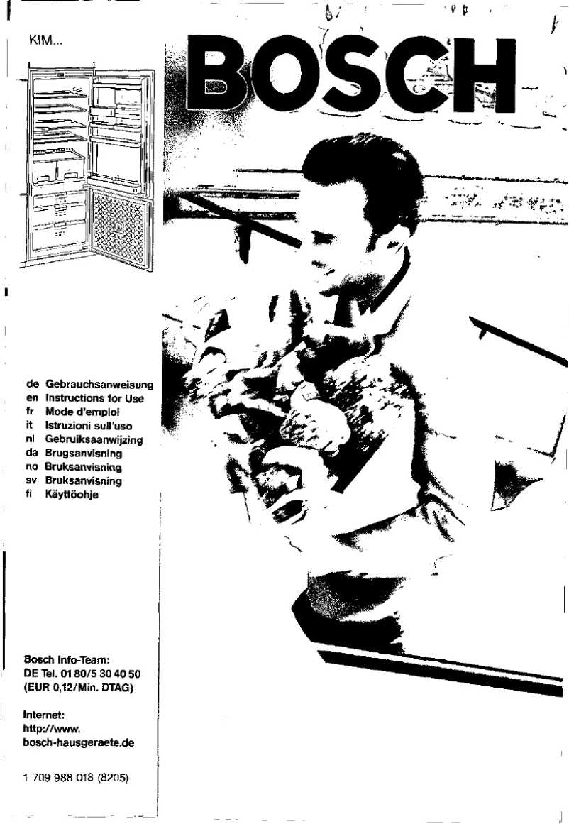 Page 1 of the manual User Manual Bosch KIM2940