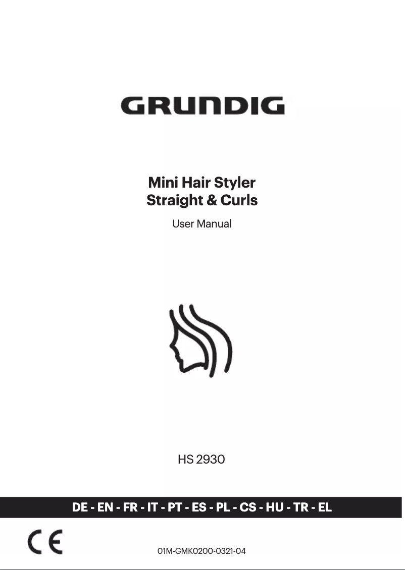 Page 1 of the manual User Manual Grundig HS 2930
