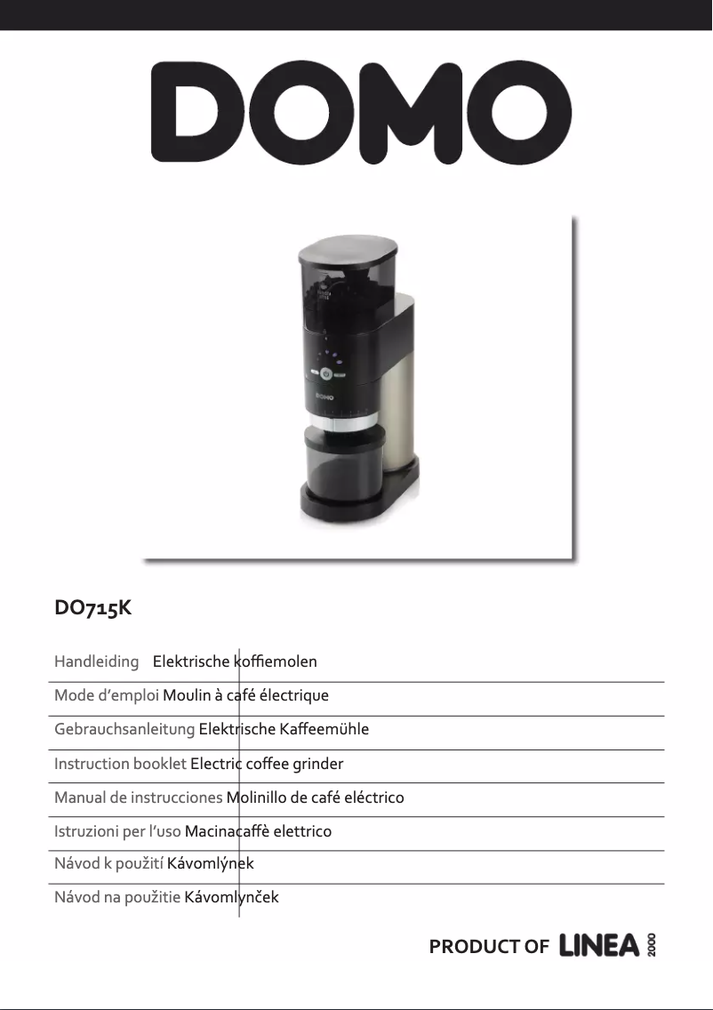 Page 1 of the manual User Manual Domo DO715K