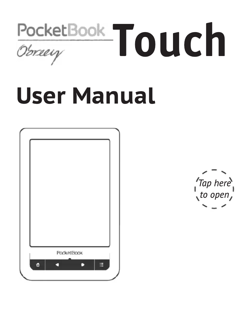 Page 1 of the manual User Manual BeBook Touch