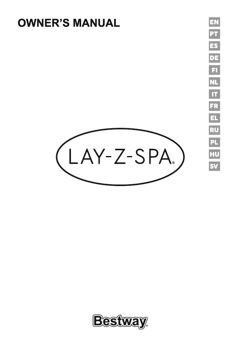 Page 1 de la notice Manuel utilisateur Bestway Lay-Z-Spa 60047