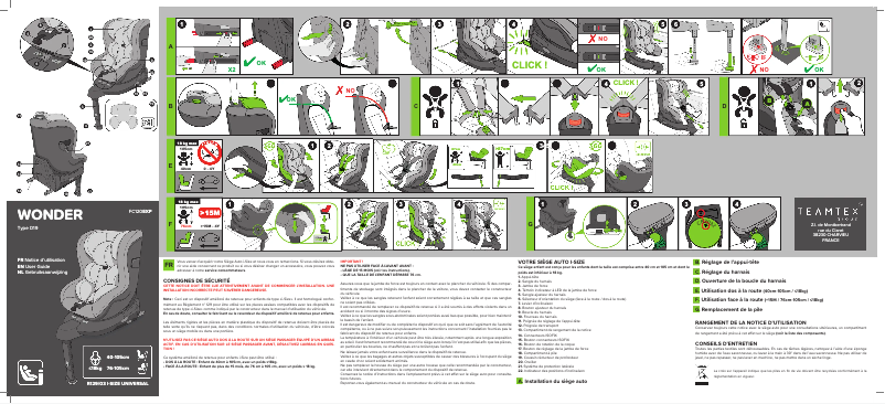 First page image of the manual for Wonder