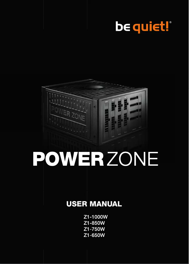 First page image of the manual for 1000W Power Zone