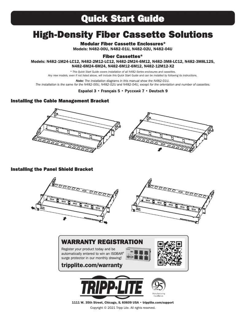 Page 1 of the manual User Manual Tripp Lite N482-6M24-6M24