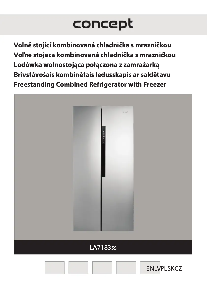 First page image of the manual for LA7183SS