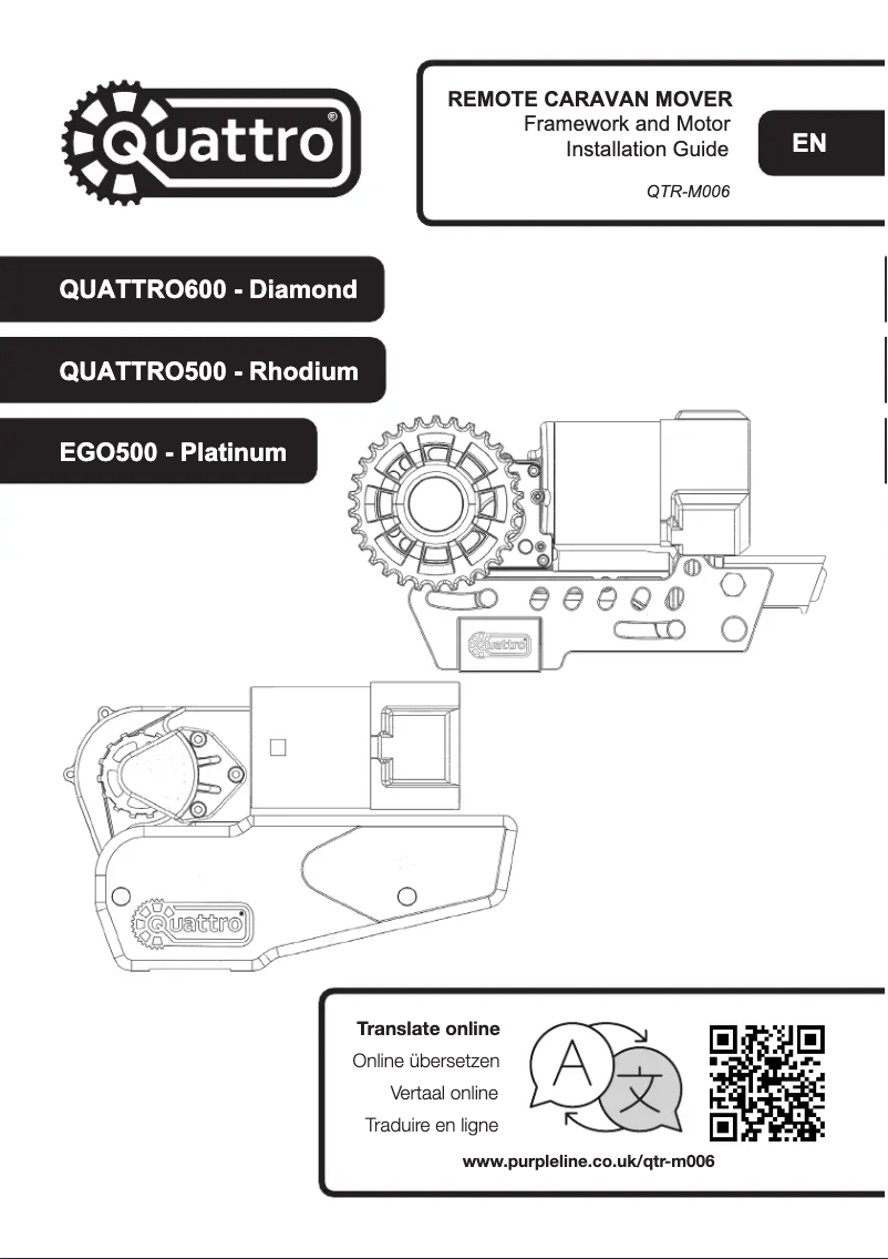 Page 1 of the manual User Manual Purpleline QUATTRO600