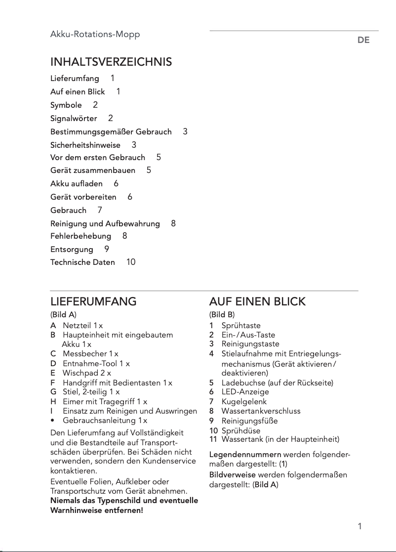 First page image of the manual for 01017