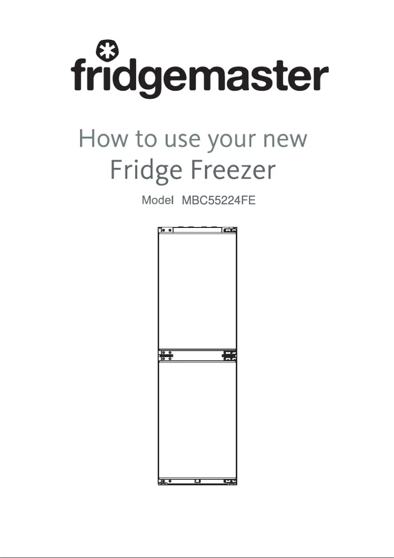 Page 1 of the manual User Manual Fridgemaster MBC55224FE