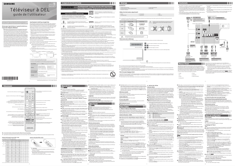 Page 1 of the manual User Manual Samsung UN50J5000BF