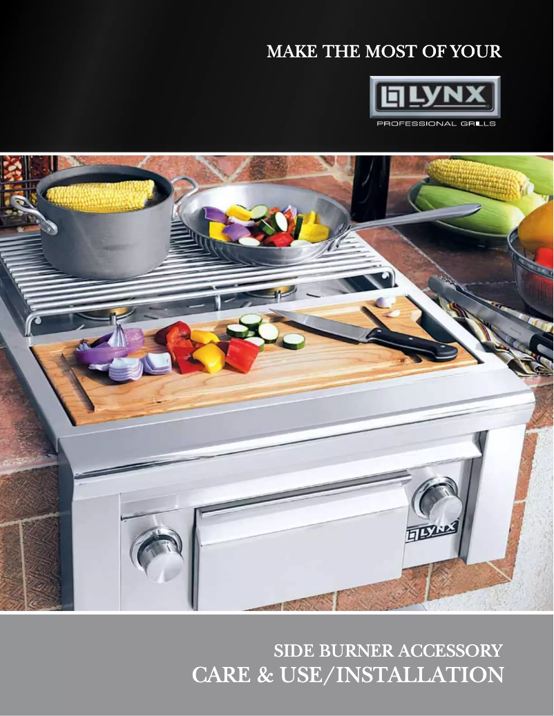 Page 1 of the manual User Manual Lynx Professional LSB1-3