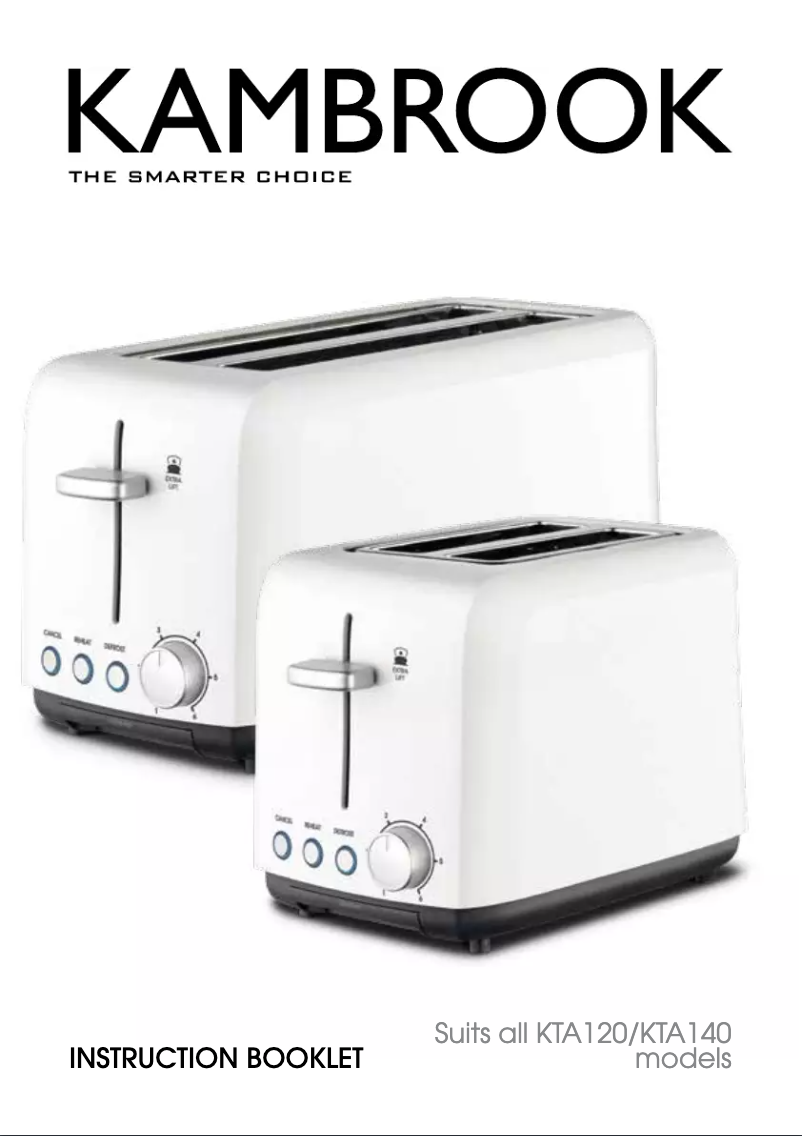 Page 1 of the manual User Manual Kambrook KTA140