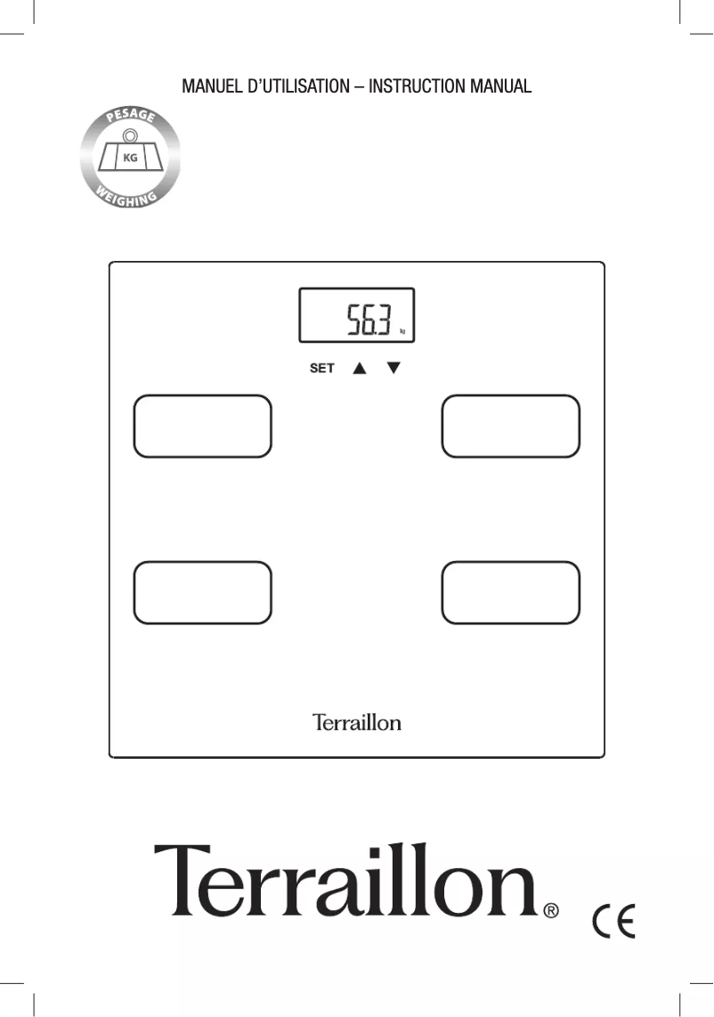 First page image of the manual for Control Fit