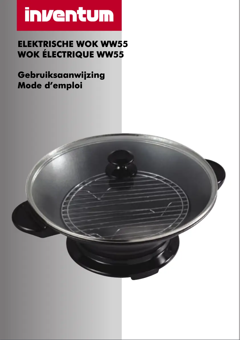 Page 1 of the manual User Manual Inventum WW55