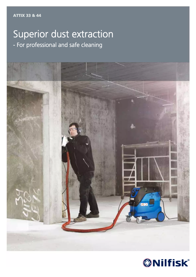 Page 1 of the manual User Manual Nilfisk ATTIX 33-2M PC