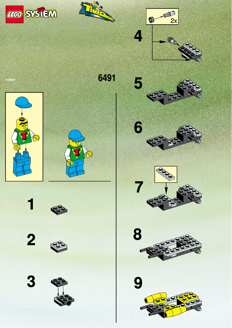 Page 1 of the manual User Manual Lego Time Cruisers