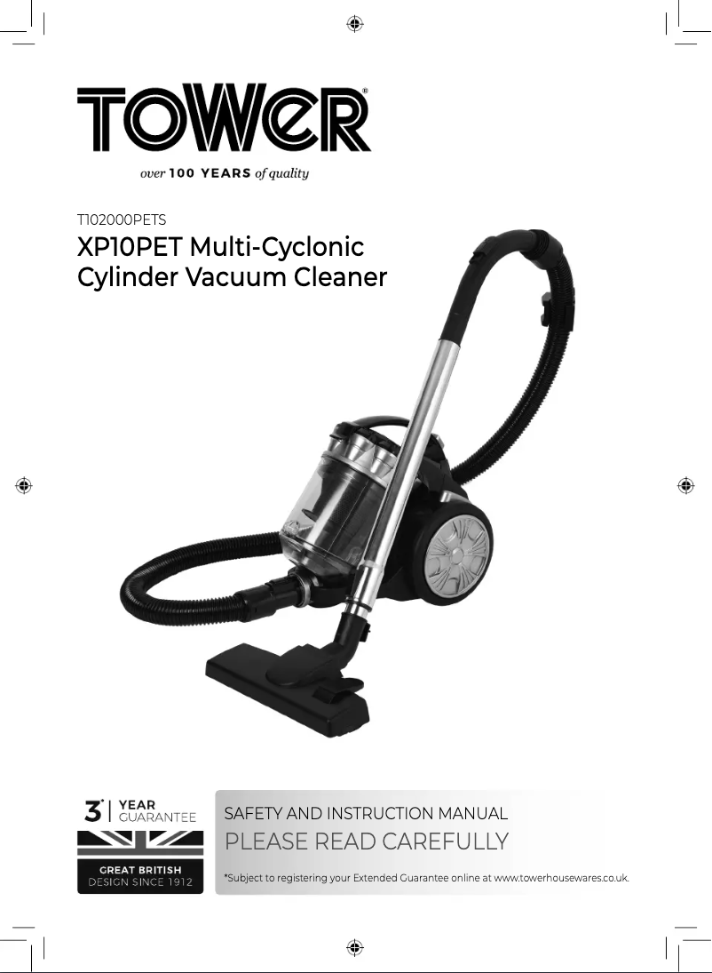 Image de la première page du manuel de l'appareil RXP10PET