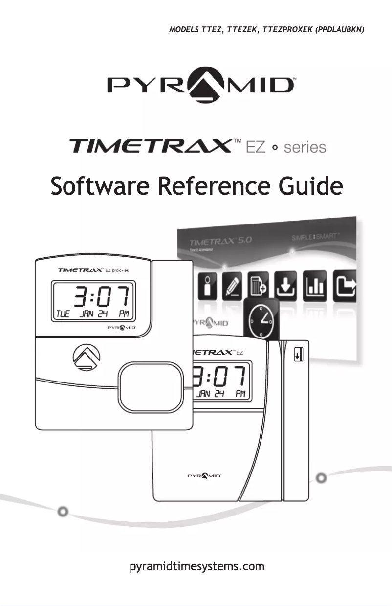 Page 1 of the manual User Manual Pyramid Time Systems PPDLAUBKN