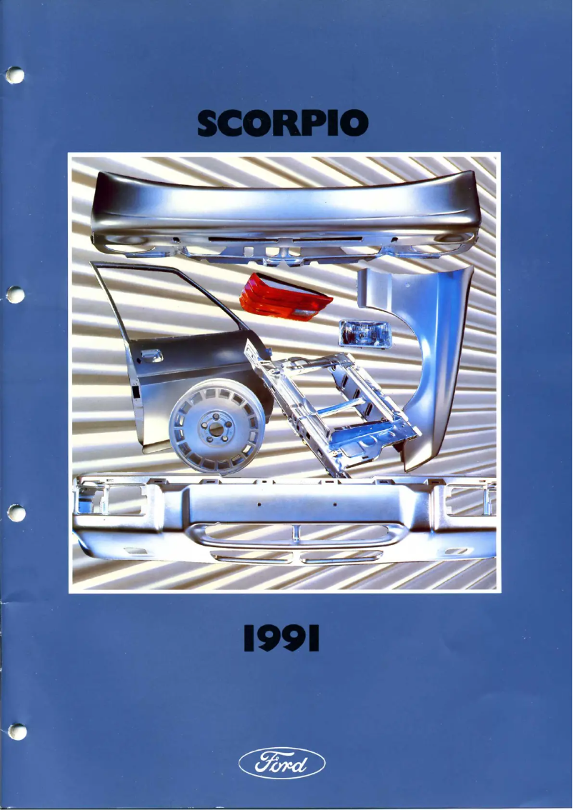 First page image of the manual for Scorpio (1991)