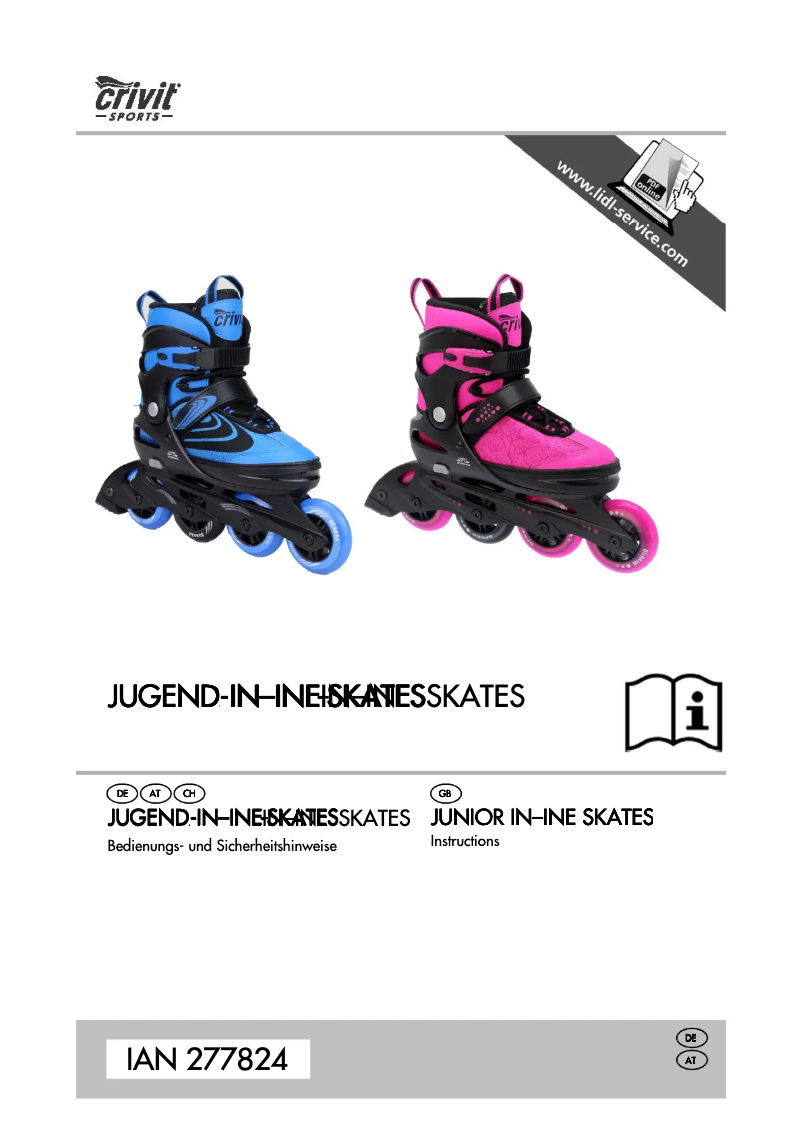 Page 1 of the manual User Manual Crivit IAN 277824