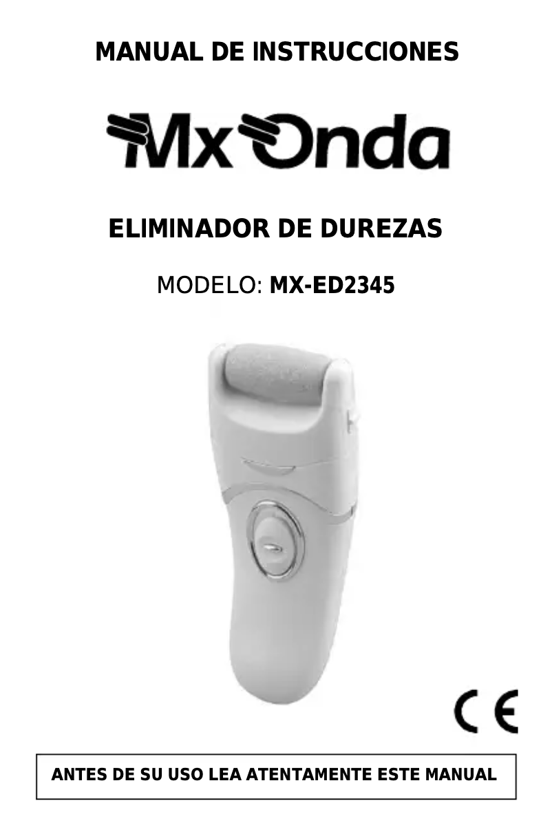 First page image of the manual for MX-ED2345
