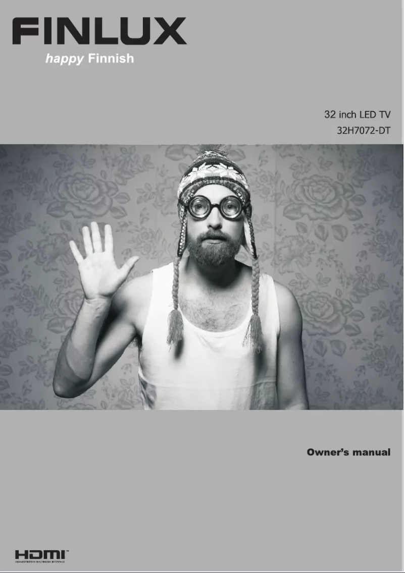 Page 1 of the manual User Manual Finlux 32H7072-DT