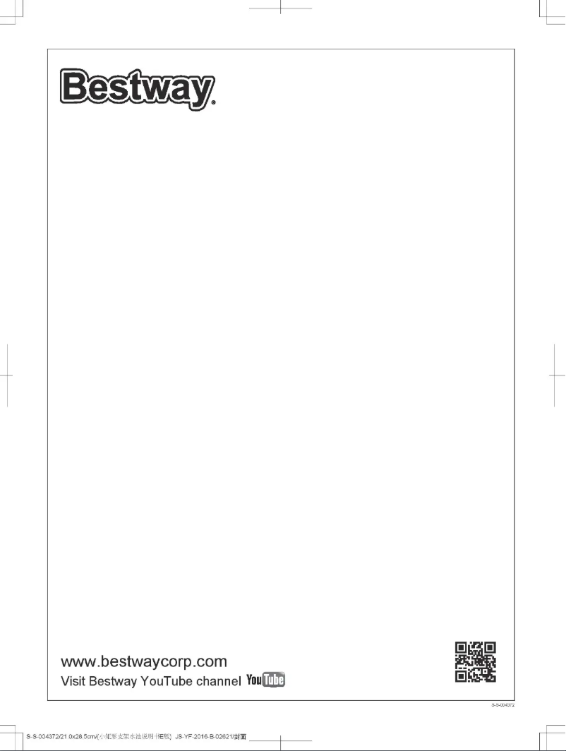 Page 1 of the manual User Manual Bestway 56427