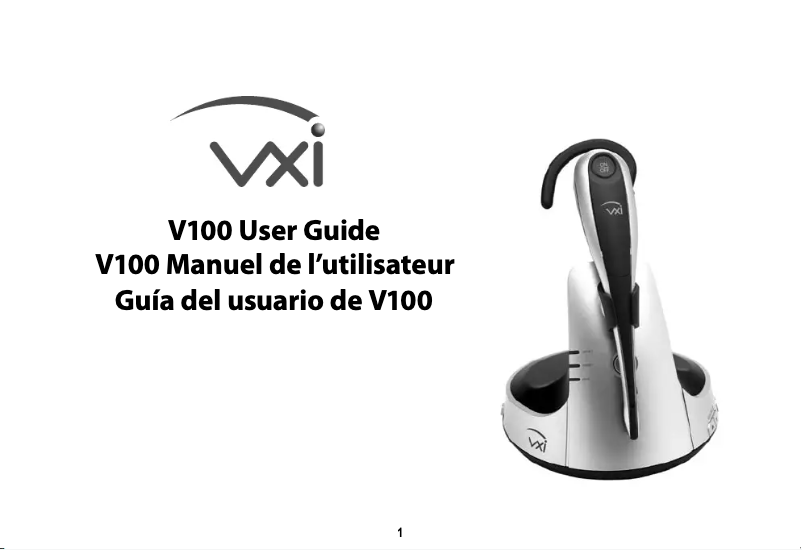 First page image of the manual for V100