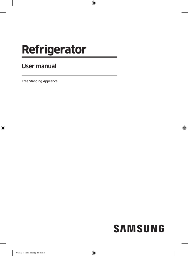 First page image of the manual for RB53DG706BS9EF
