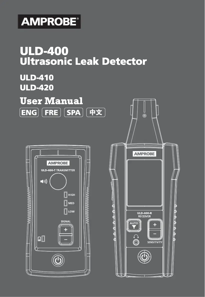 Page 1 of the manual User Manual Amprobe ULD-420
