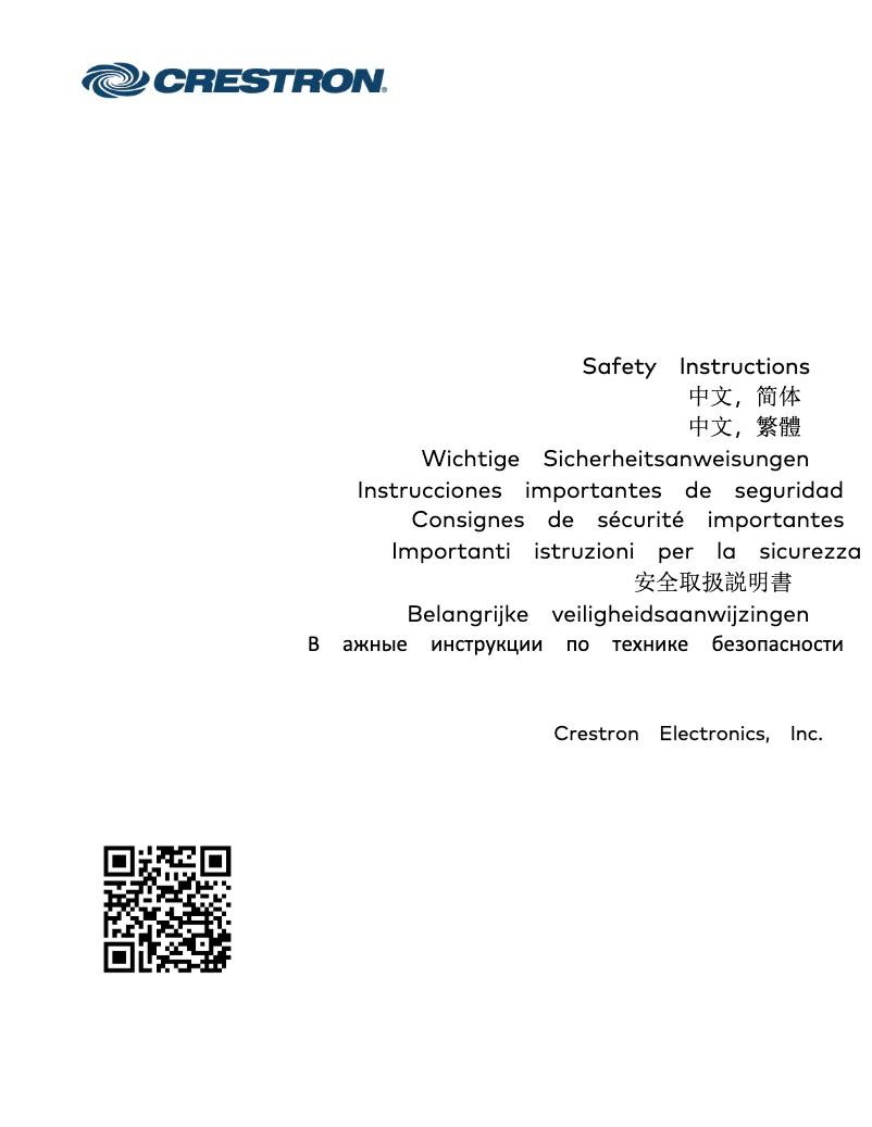 Page 1 de la notice Manuel utilisateur Crestron DM-NVX-D10