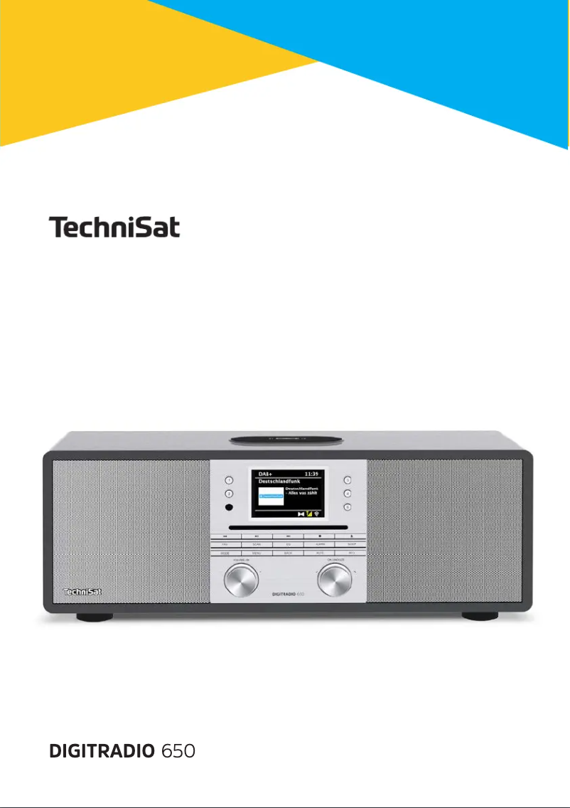 First page image of the manual for DigitRadio 650