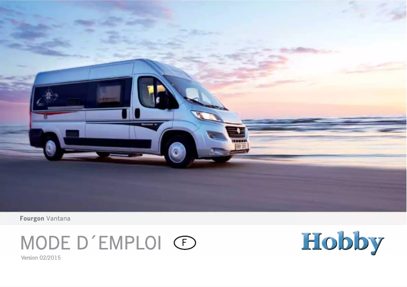 Image de la première page du manuel de l'appareil Vantana K60 (2015)