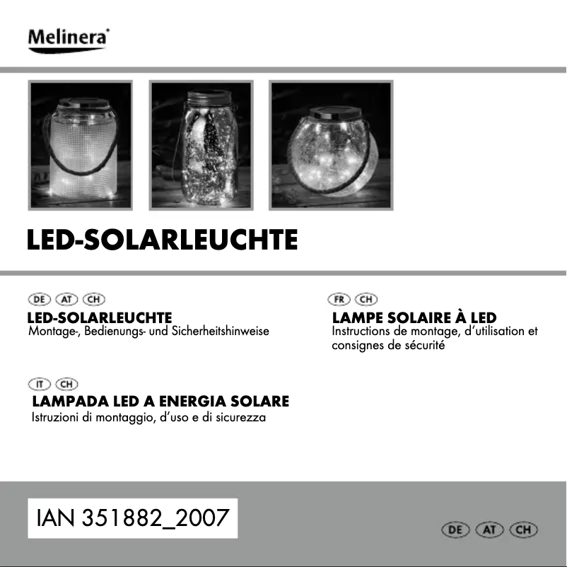 First page image of the manual for HG07137A