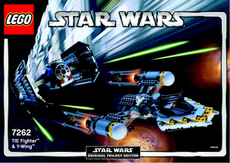 Page 1 of the manual User Manual Lego TIE TM Fighter and Y-Wing TM