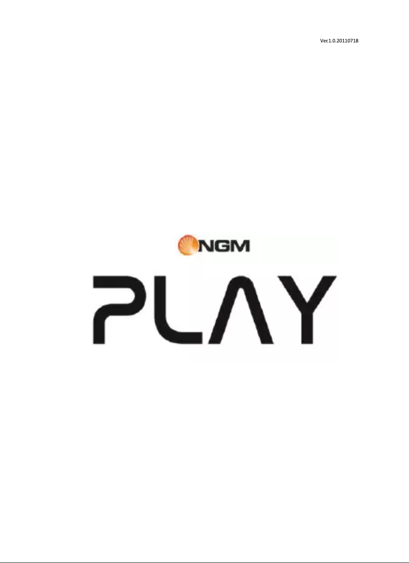 First page image of the manual for Play