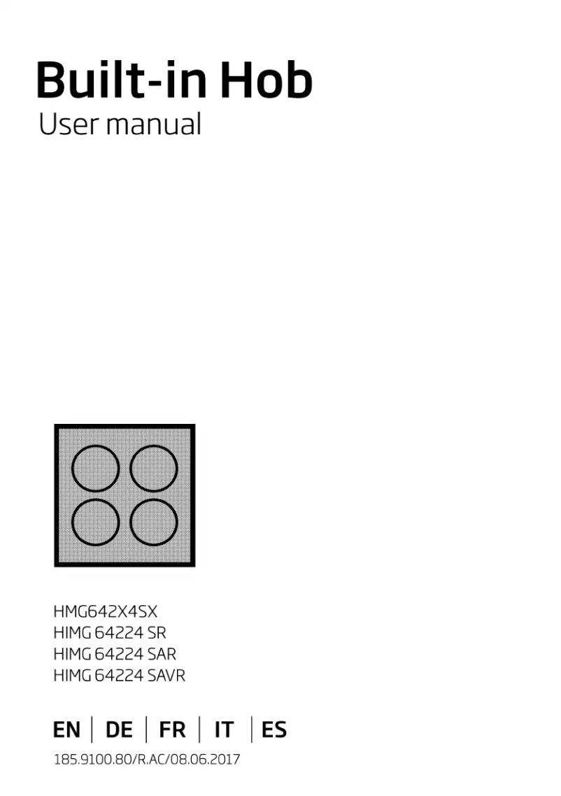 First page image of the manual for HMG642C4SX