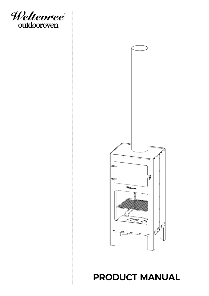 Image de la première page du manuel de l'appareil Outdooroven